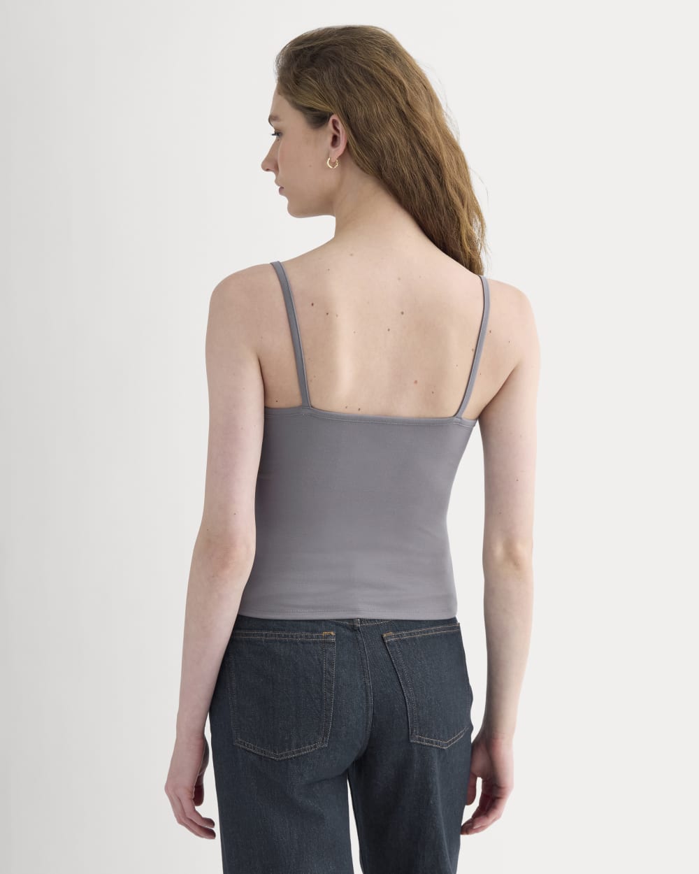 Scoopneck Cami | Charcoal Grey - Image 5