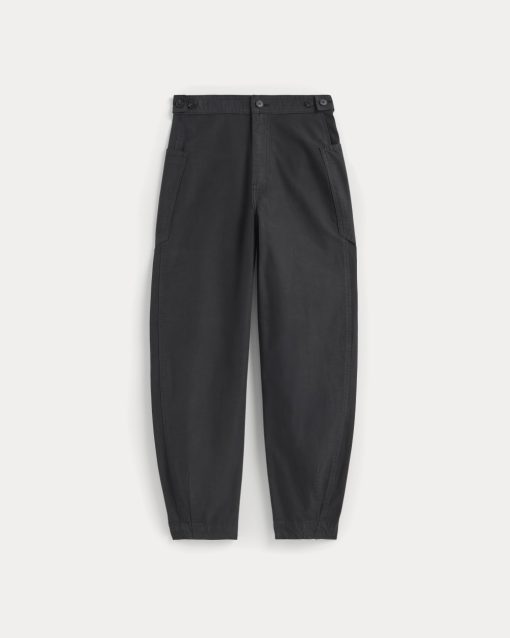 Alternative view of The Fatigue Barrel Pant | Black