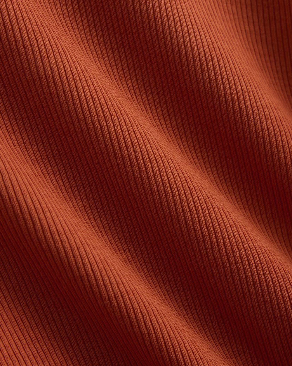 The Luxe Rib Turtleneck | Rust - Image 6