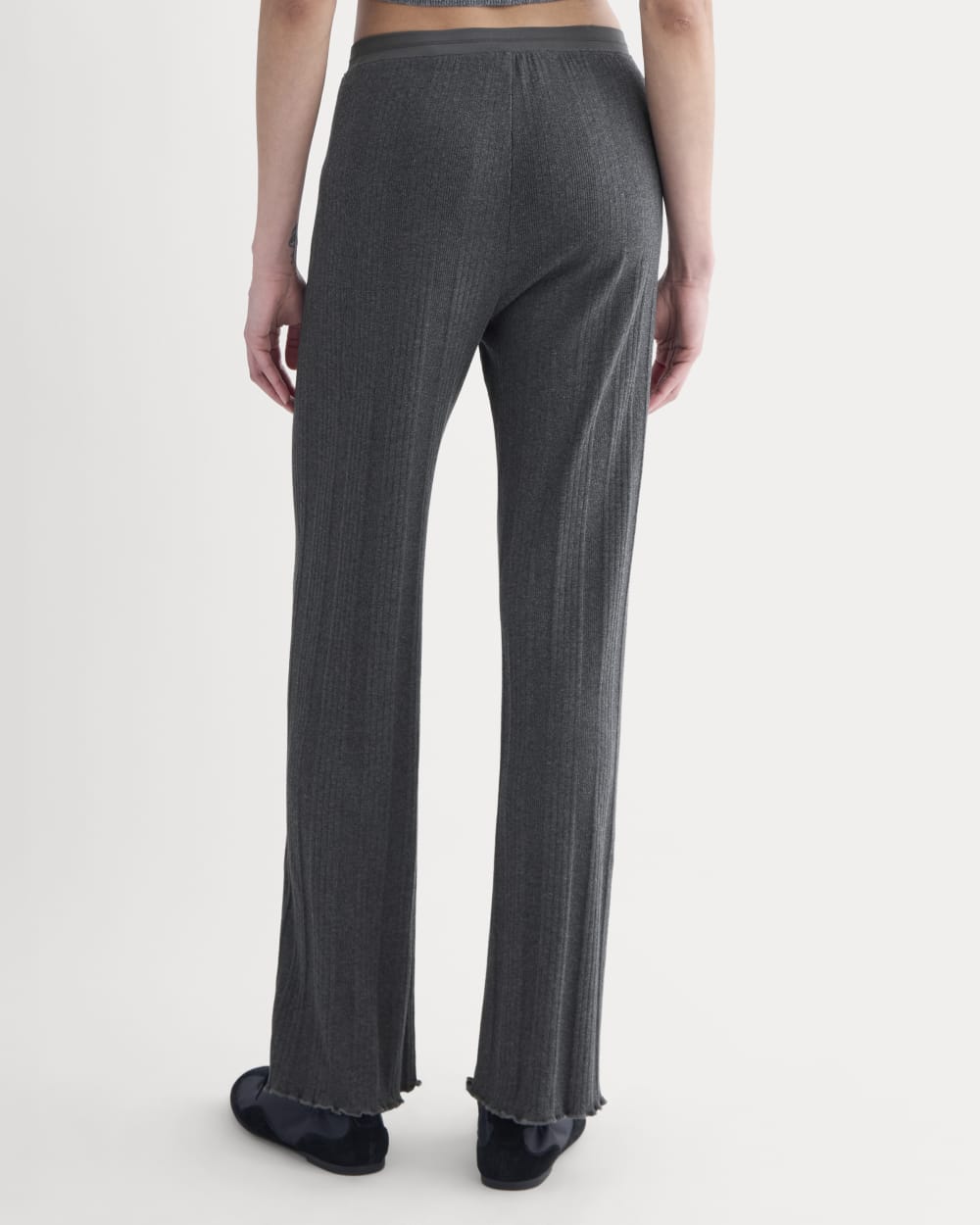 Lounge Rib Pant | Heathered Soot - Image 5