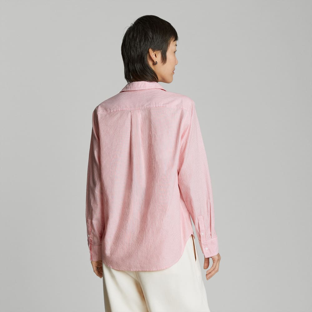 The Must-Have Shirt in Silky Cotton | Mandarin / White - Image 3