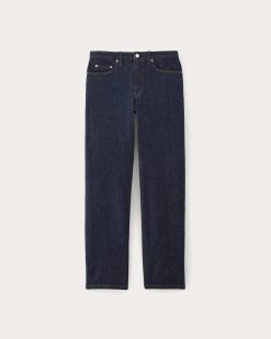 Alternative view of The Selvedge Loose Straight Jean | Indigo Rinse