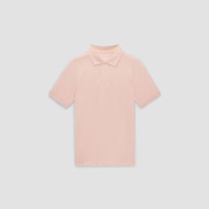 Alternative view of The Pique Polo | Petal Pink