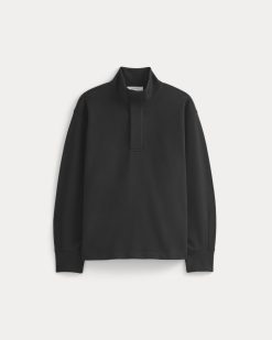 Alternative view of Off-Duty Terry Pullover | Black