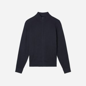 Alternative view of The No-Sweat Full Zip Sweater | New Black