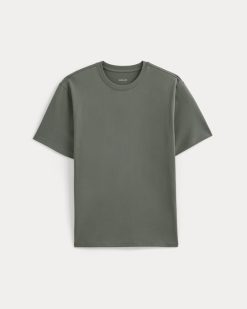 Alternative view of Archive Standard-Fit Cotton Crew | Agave Green