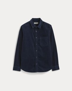 Alternative view of The Classic Shirt in Corduroy | Navy