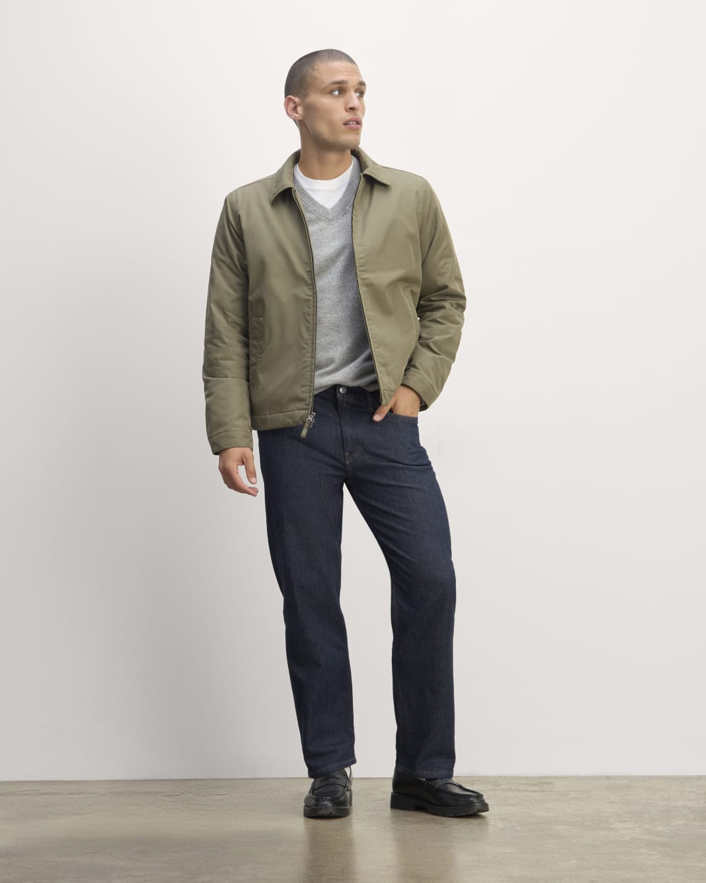 The Selvedge Loose Straight Jean | Indigo Rinse