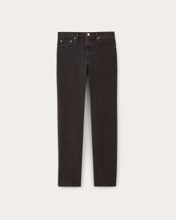 Alternative view of The Organic Cotton Straight-Leg Jean | Washed Black