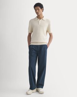 Pull-On Easy Trouser | Midnight Navy