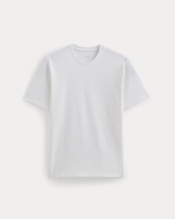 Alternative view of Relaxed Midweight Tee | White