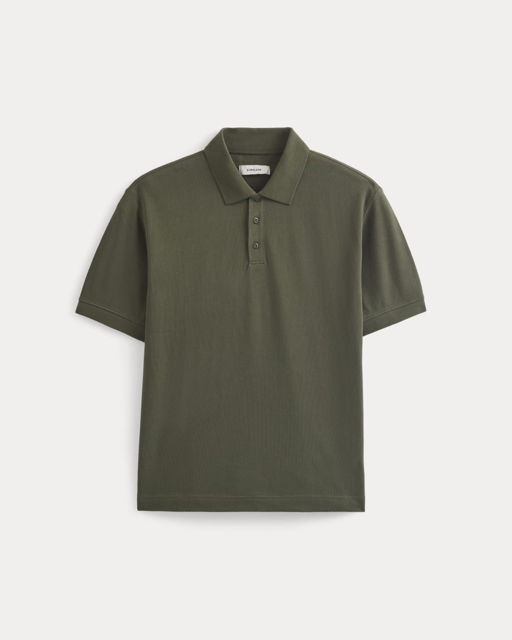 Classic Piqué Polo | Olive Night - Image 2