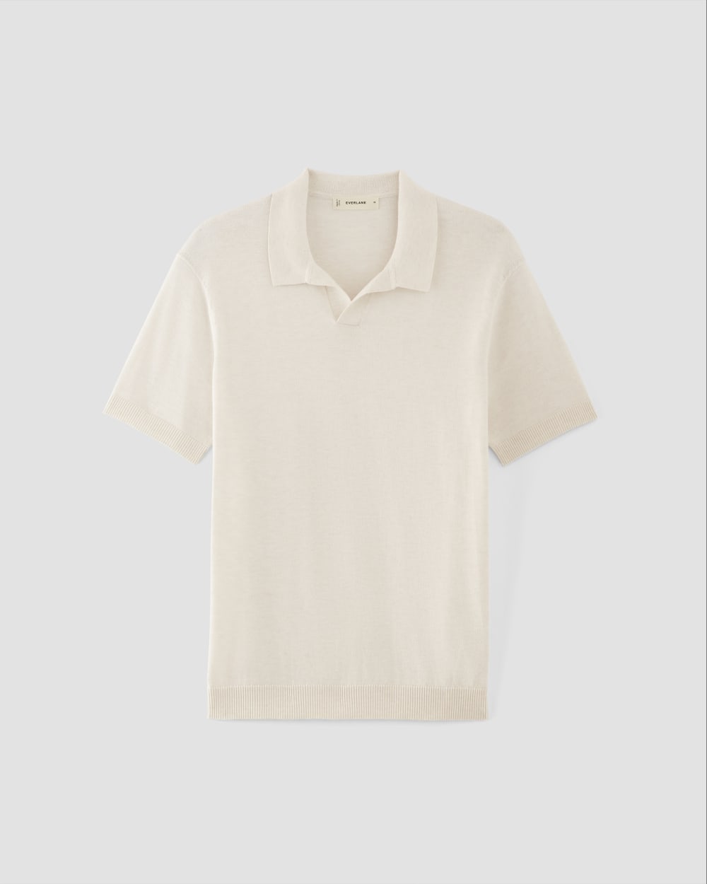 The No-Sweat Polo | Heathered Canvas - Image 2