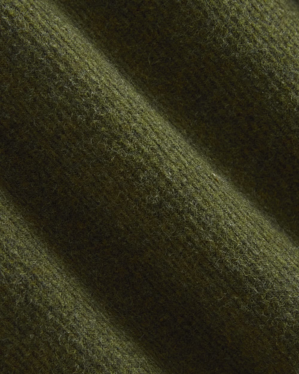 Heavyweight Waffle Twill Overshirt | Heathered Green - Image 6
