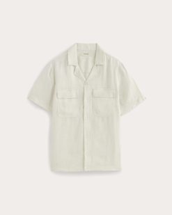 Alternative view of The Resort Shirt in Linen | Natural Chambray