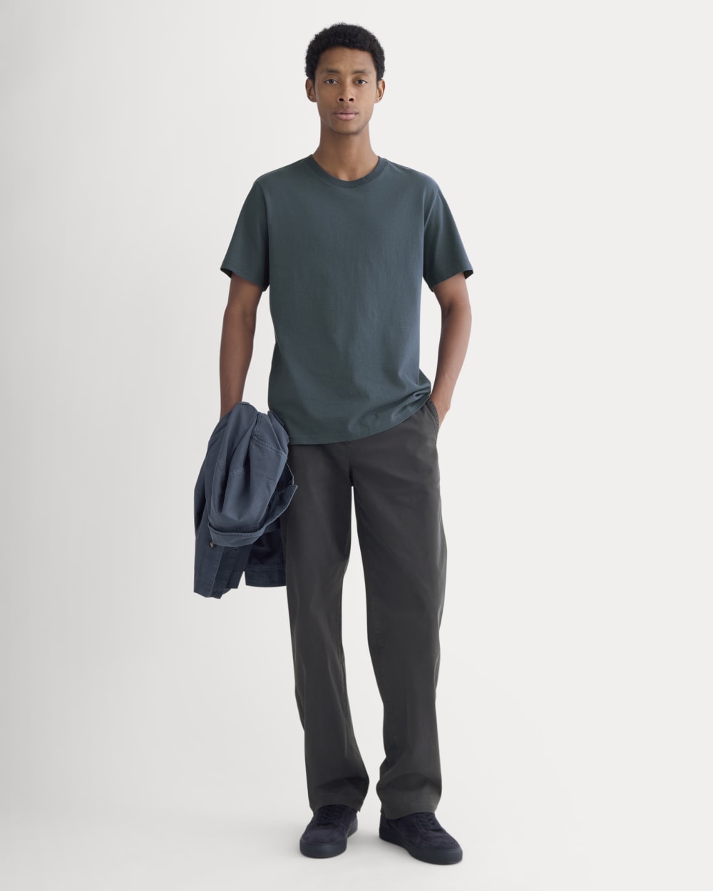 Midweight Tee | Midnight Navy - Image 3