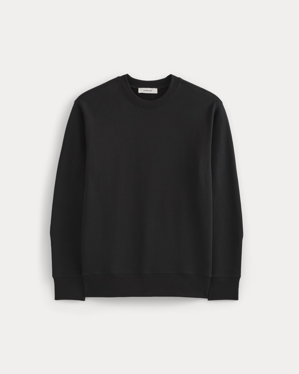 Lightweight Terry Sweatshirt | Black - Image 2