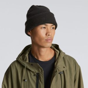 Alternative view of The Felted Merino Beanie | Black