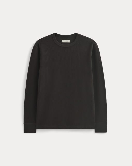 Alternative view of Thermal Crew in Cozy Waffle | Black