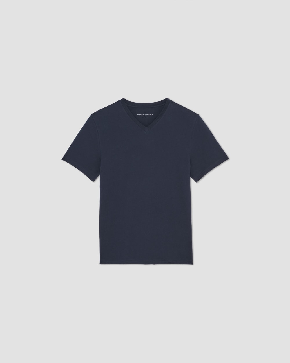 The Organic Cotton V-Neck Tee | Deep Navy - Image 2