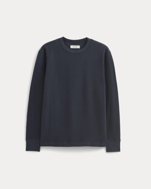 Alternative view of Thermal Crew in Cozy Waffle | Navy