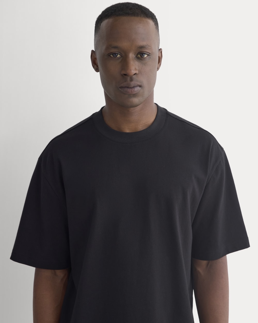 Archive Relaxed-Fit Cotton Crew | Black - Image 4