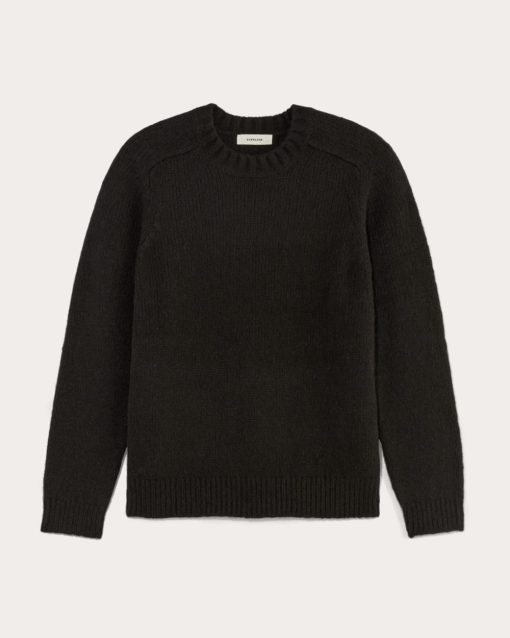 Alternative view of The Cloud Crewneck Sweater |  Black