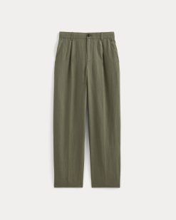Alternative view of The Linen Pleated Trouser | Kalamata