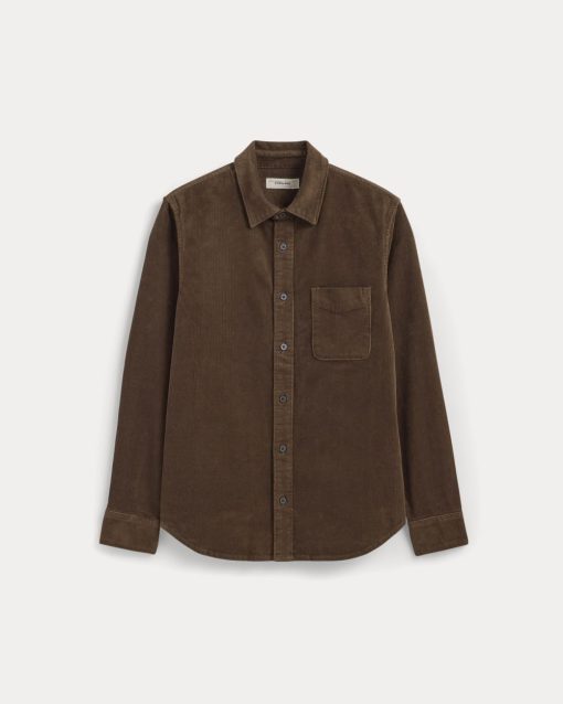 Alternative view of The Classic Shirt in Corduroy | Cocoa