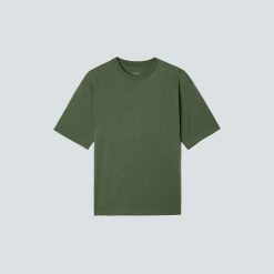 Alternative view of The Premium-Weight Relaxed Crew | Uniform | Forest Green