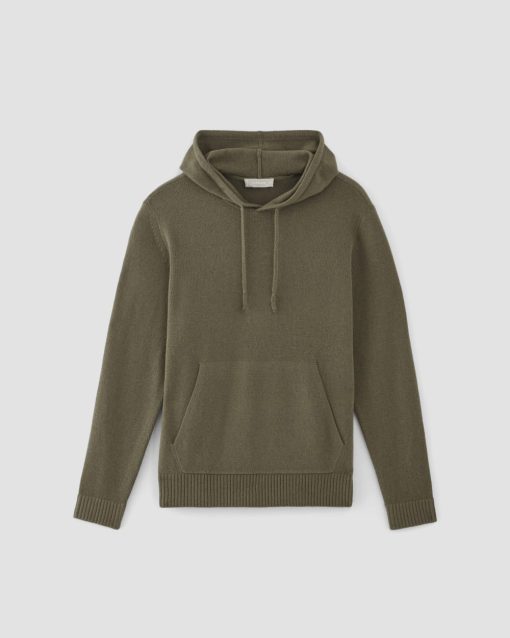 Alternative view of The Felted Merino Hoodie | Kalamata