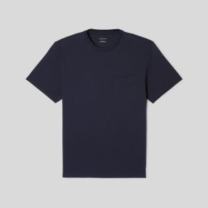 Alternative view of The Premium-Weight Pocket Tee | Uniform | Deep Navy