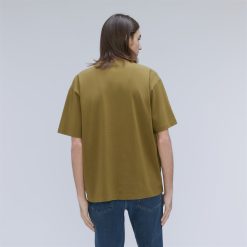 Alternative view of The Premium-Weight Relaxed Crew | Uniform | Olive