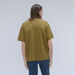 Alternative view of The Premium-Weight Relaxed Crew | Uniform | Olive