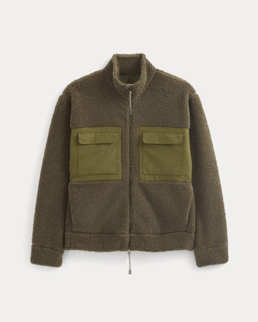 Alternative view of ReTrack Fleece Zip-Up | Beech