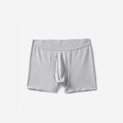 Alternative view of The Supima® Boxer Brief | Uniform |  Heathered Grey