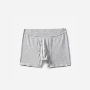 Alternative view of The Supima® Boxer Brief | Uniform |  Heathered Grey