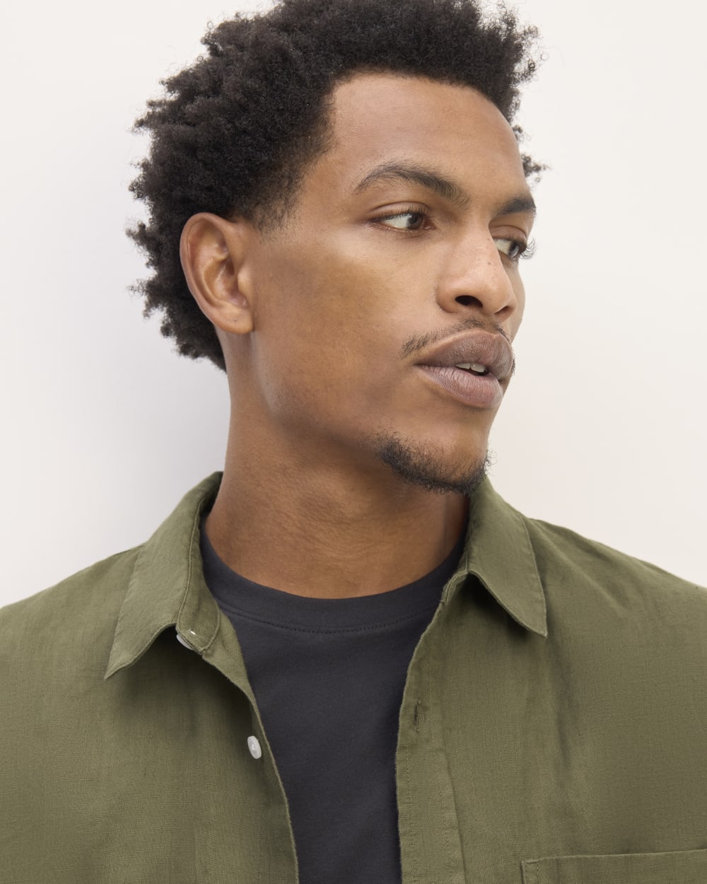 The Linen Straight Hem Shirt | Kalamata - Image 4
