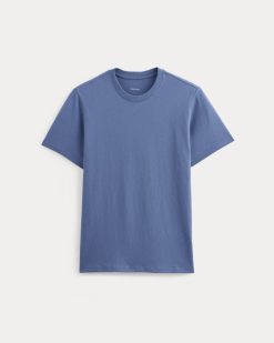 Alternative view of The Premium-Weight Crew | Uniform | Soft Cobalt