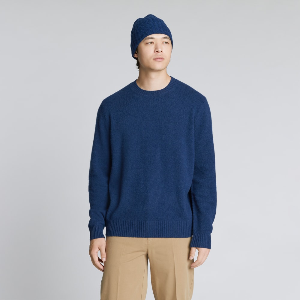 The Cashmere Beanie | Bright Navy - Image 4