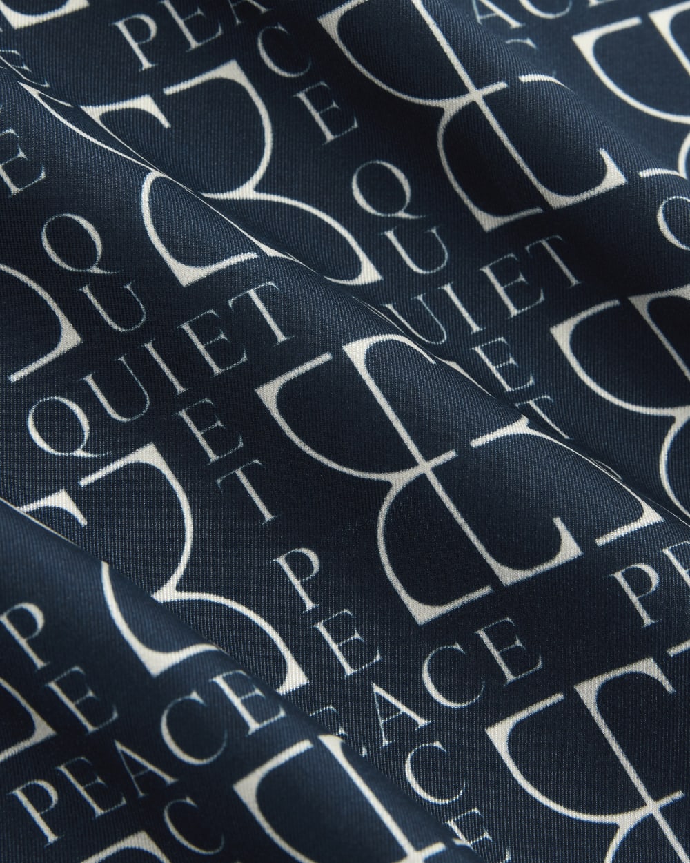 Everlane x Peace & Quiet Silk Bandana | Navy - Image 4