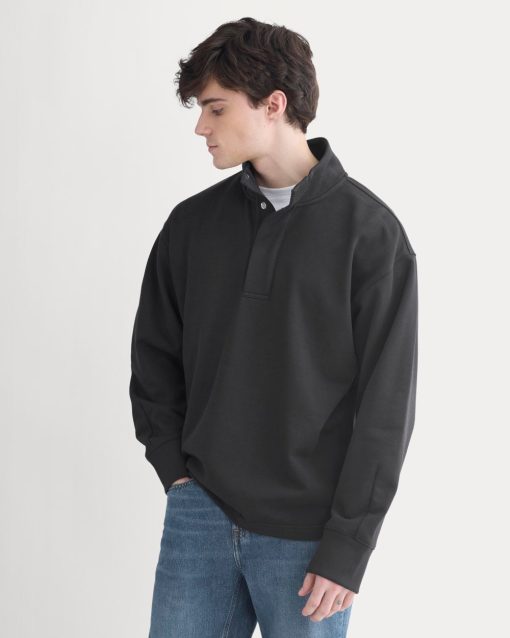 Off-Duty Terry Pullover | Black