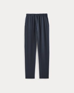 Alternative view of The Linen Easy Pant | Navy