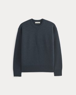 Alternative view of Luxe Merino Double-Knit Sweater | Indigo