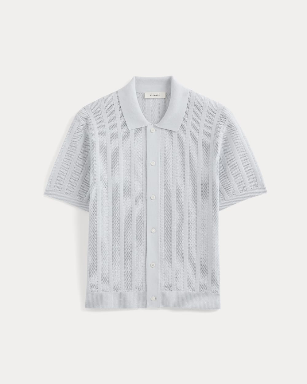 Textured Knit Resort Shirt | Skywriting - Image 2