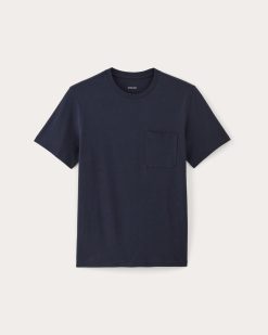 Alternative view of The Premium-Weight Pocket Tee | Uniform | Navy
