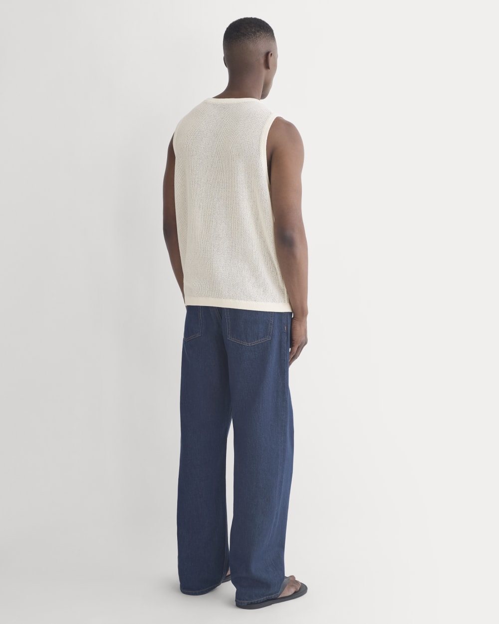 Textured Knit Tank | Bone - Image 5