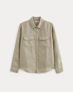 Alternative view of The Linen Utility Shirt | Cornstalk Chambray