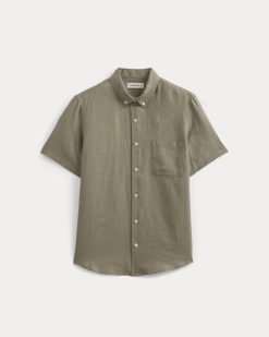 Alternative view of The Classic Short-Sleeve Shirt in Linen | Overland