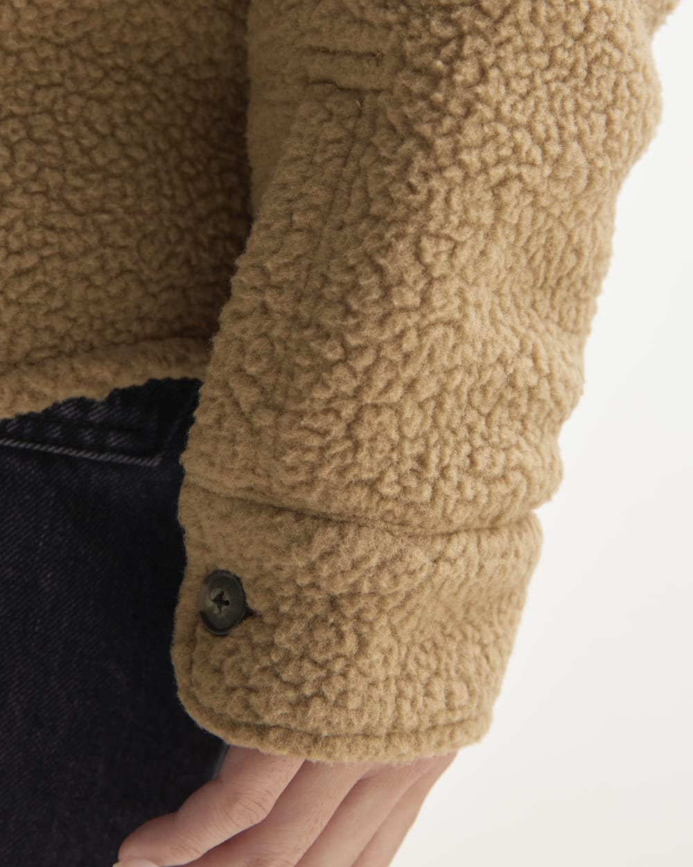 The ReNew Fleece Everyone Overshirt | Tiger's Eye - Image 8
